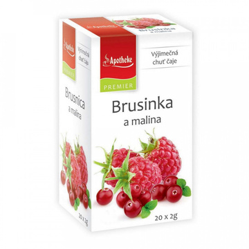 Ovocný čaj Brusinka a malina 40 g Apotheke